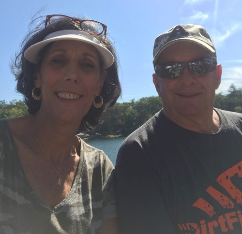 Northern Dutchess Hospital Breast Cancer Patient Carol Mackin with her husband.