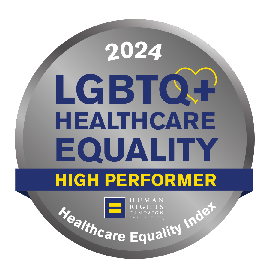 "LGBTQ+ Healthcare Equality High Performer” designation from the Human Rights Campaign (HRC) Foundation.