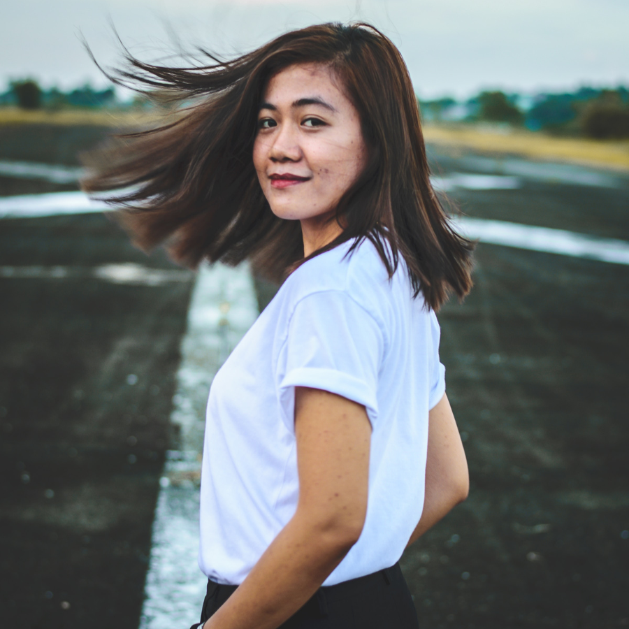 Portrait of young asian woman